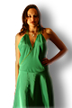 Елегантна зелена дамска рокля 