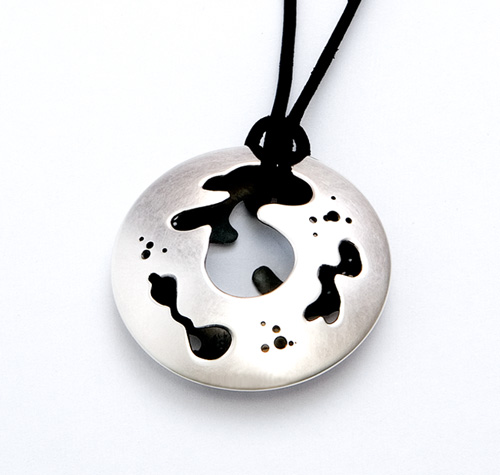 Сребърен медальон Облак