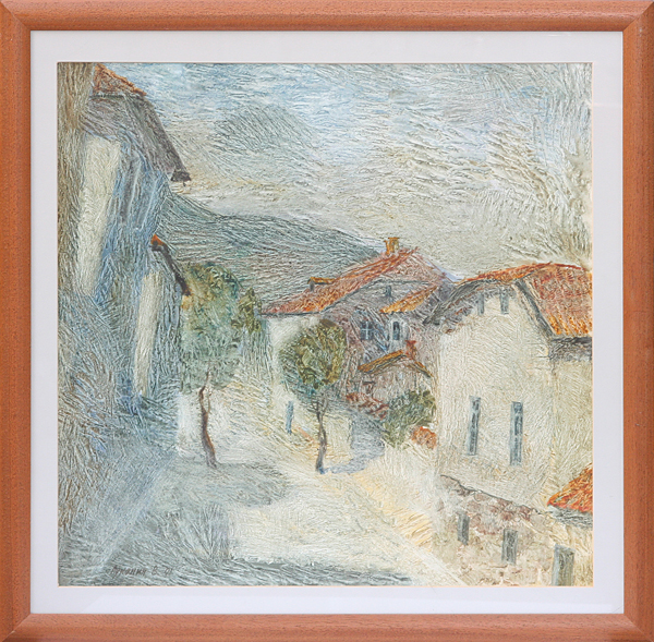 Картина "Пейзаж от Кюстендил" - Василий Луконин