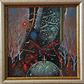 Живописна картина "Пейзаж I" изпълнена с акрил върху платно на българския художник Станислав Божанков