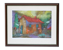 Картина пейзаж "Разговор с луната" - Жоро Андонов